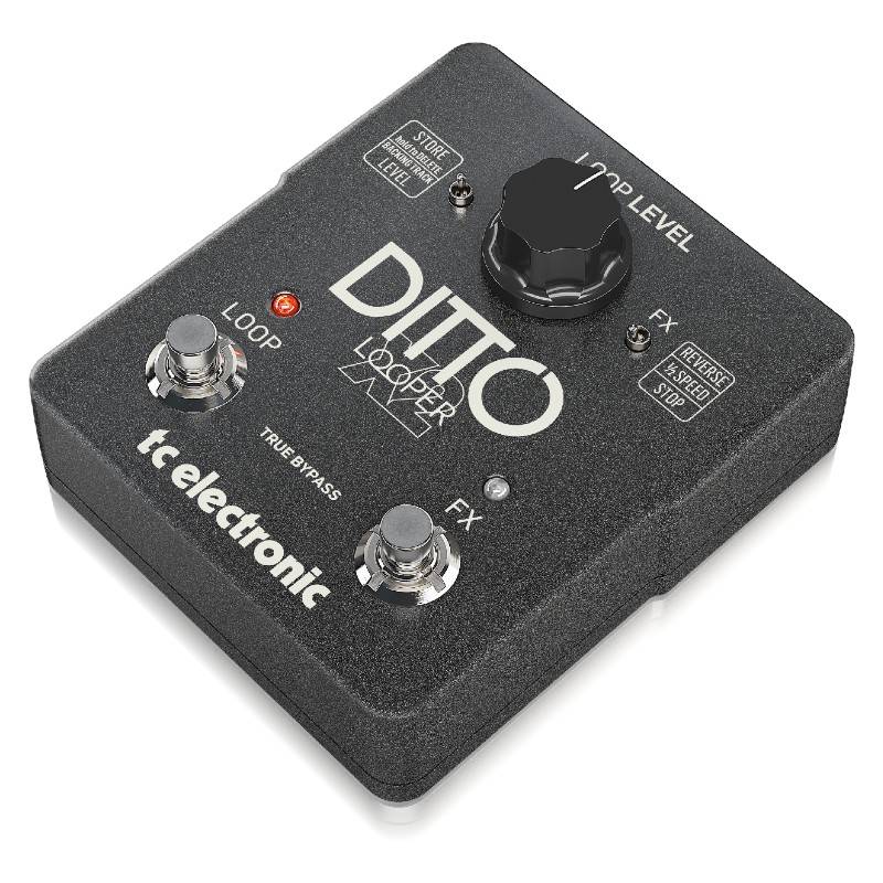TC Electronic DITTO X2 LOOPER Highly Intuitive Looper Pedal with
